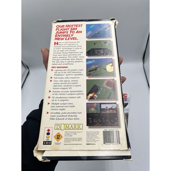 Flying Nightmares 3DO OVP Longbox With Game & Manual - Picture 12 of 13